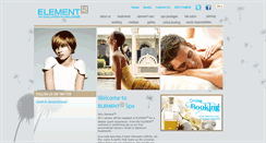 Desktop Screenshot of element5spa.ca